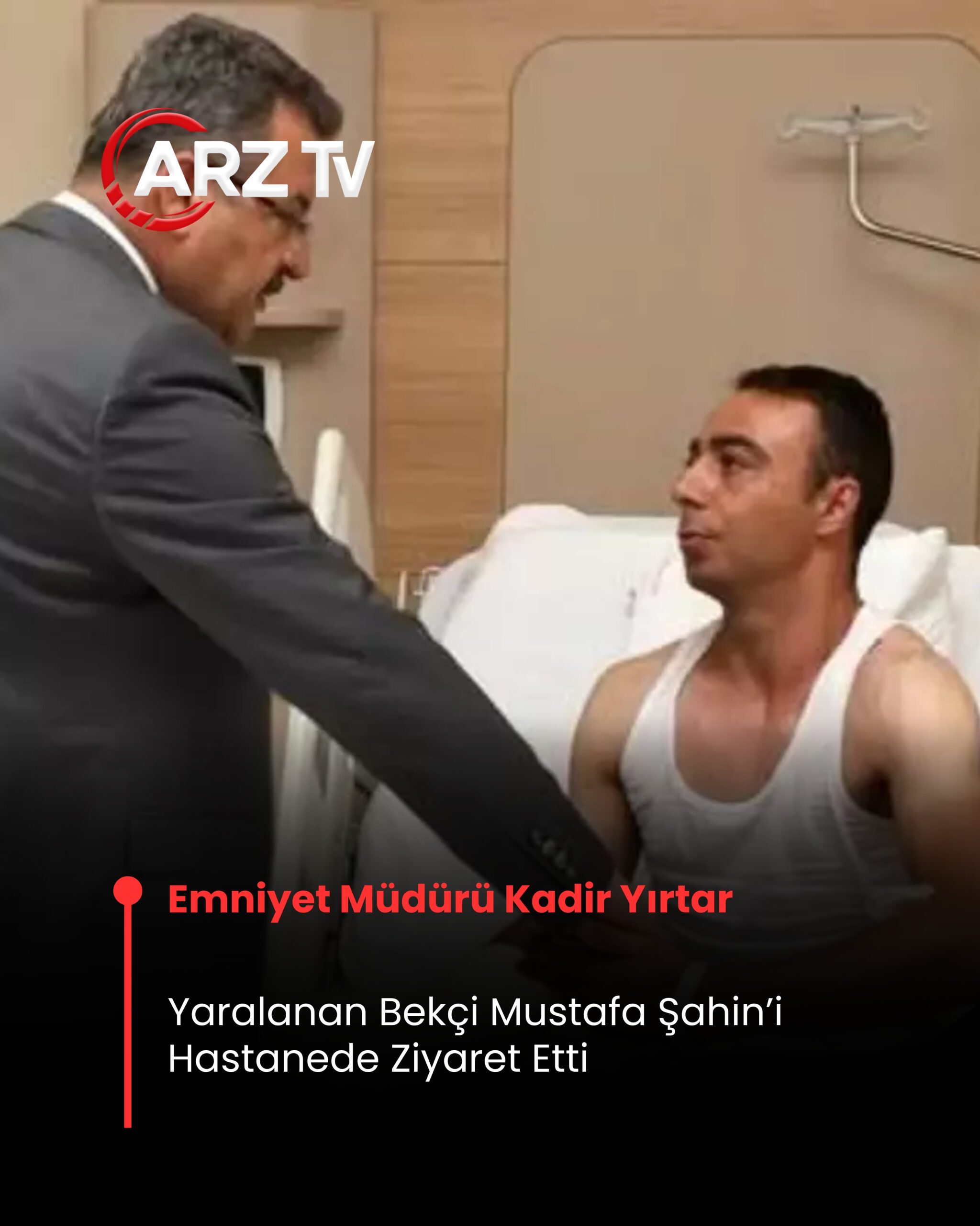 Bekçimiz Mustafa Şahin’i ziyaret ederek moral verdik